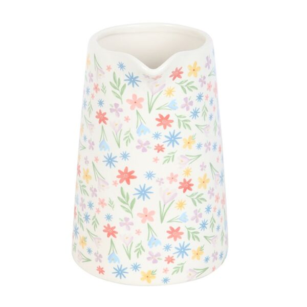 Spring Floral Print Ceramic Flower Jug - Image 5