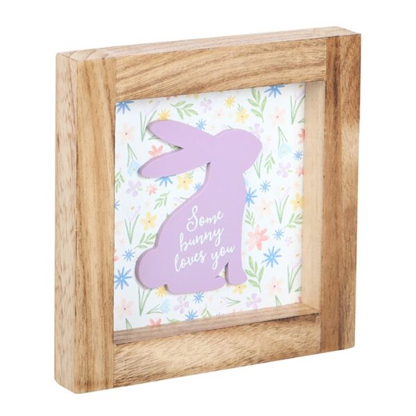 Some Bunny Loves You Wooden Frame Sign - Image 3