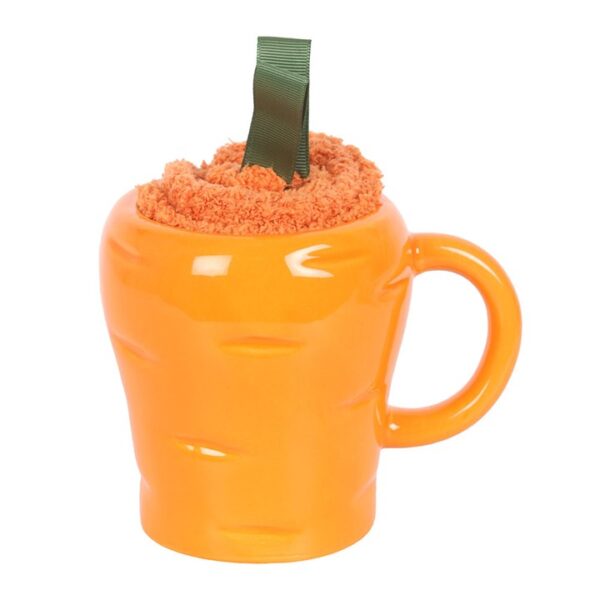 Carrot Shaped Mug and Socks Set - Image 2