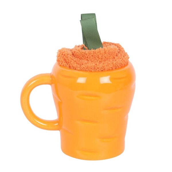 Carrot Shaped Mug and Socks Set - Image 3