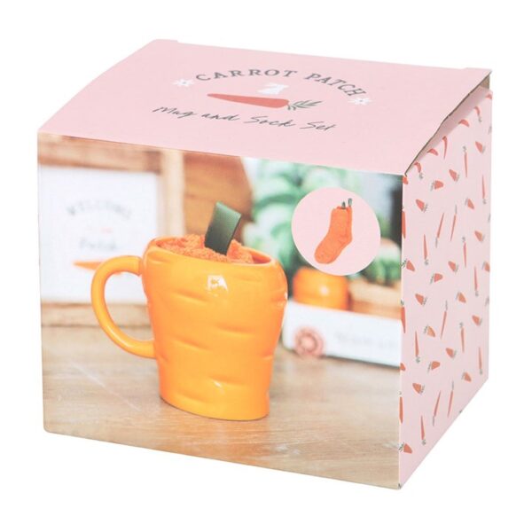 Carrot Shaped Mug and Socks Set - Image 5