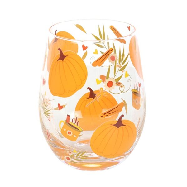 Autumn Days Print Stemless Glass - Image 2