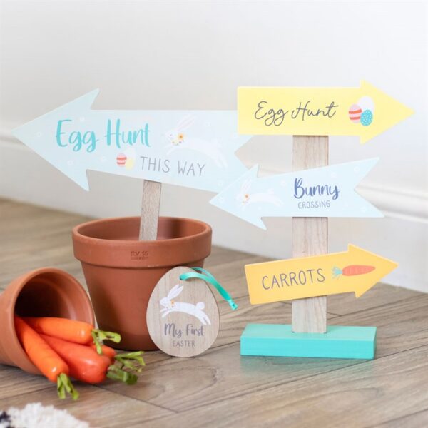 Easter Directional Arrow Standing Sign - Image 3