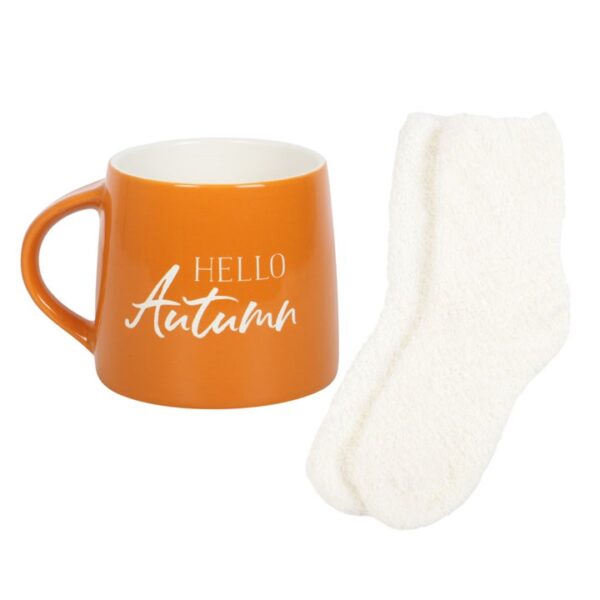 Hello Autumn Mug and Socks Set - Image 3