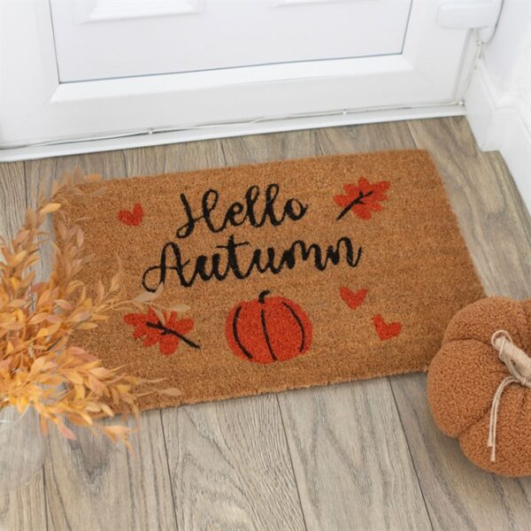 Natural Hello Autumn Doormat - Image 4