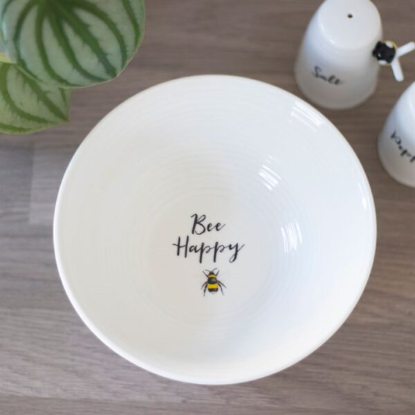 Bee Happy Ceramic Bowl - Image 4