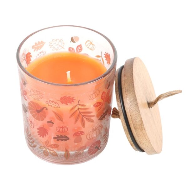 Autumn Leaves Cinnamon & Orange Candle - Image 2