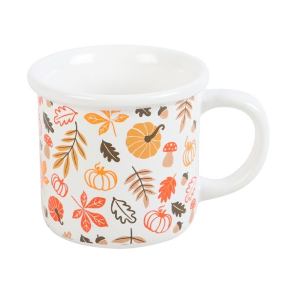 Autumn Leaves and Pumpkins Mug - Image 3