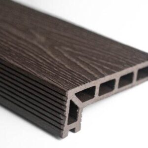 Chocolate Woodgrain Step Edge