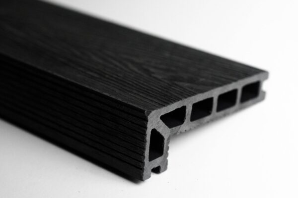 Black Composite Woodgrain Step Edge 3.6m