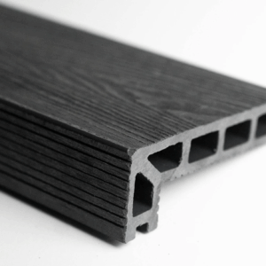 Grey Composite Woodgrain Step Edge 4.8m