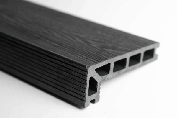 Grey Composite Woodgrain Step Edge 4.8m